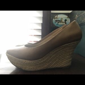 A.n.a tan wedge